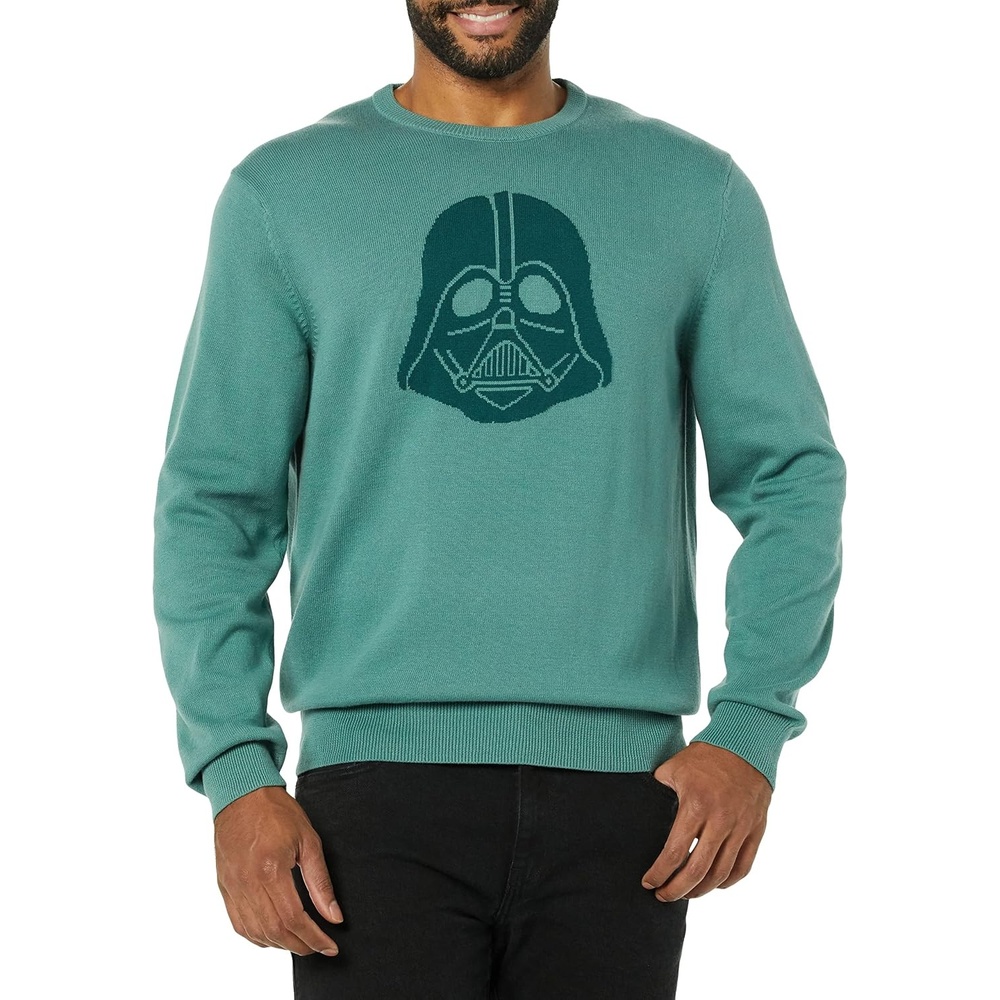 image:imageAmazon Essentials Disney Marvel Star Wars Mens Crewneck Pullover SweatersStar Wars Vader