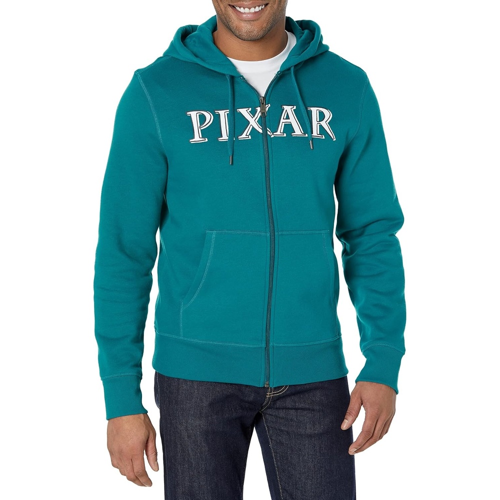 image:imageAmazon Essentials Disney Marvel Star Wars Mens Fleece FullZip Hoodie Sweatshirts Discontinued ColorsPixar Logo