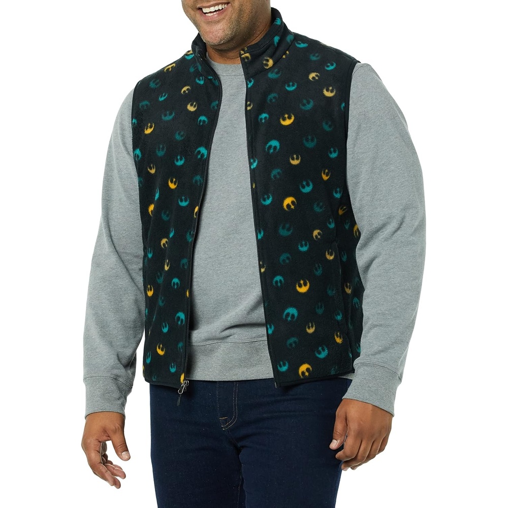 image:imageAmazon Essentials Disney Marvel Star Wars Mens Insulated Polar Fleece VestsStar Wars Rebel