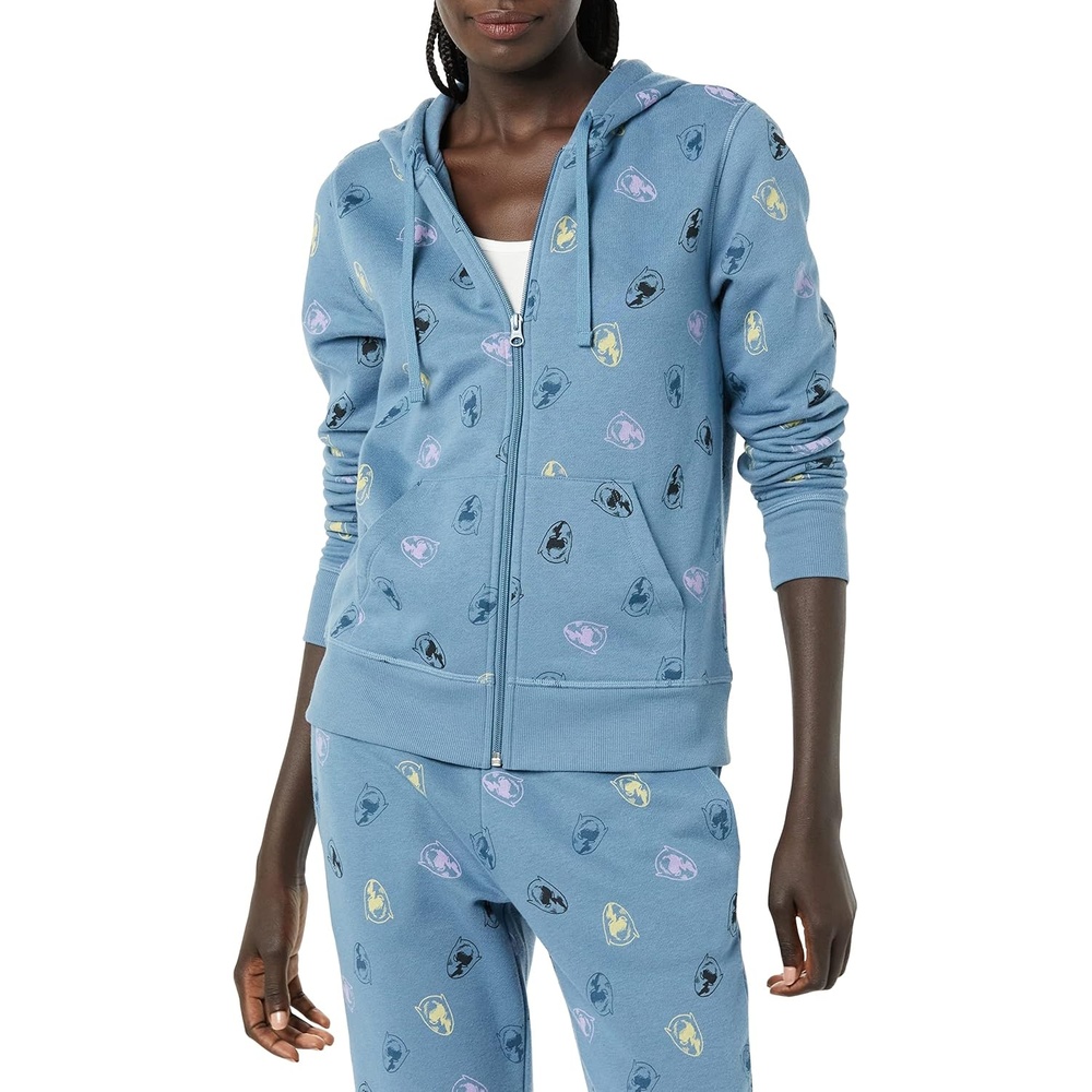 image:imageAmazon Essentials Disney Marvel Star Wars Womens Fleece FullZip Hoodie Sweatshirts Available in Plus SizeMarvel Black Panther Print