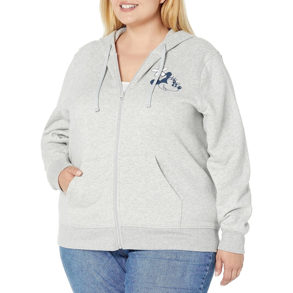 image:imageAmazon Essentials Disney Marvel Star Wars Womens Fleece FullZip Hoodie Sweatshirts Available in Plus SizeMinnie Hat