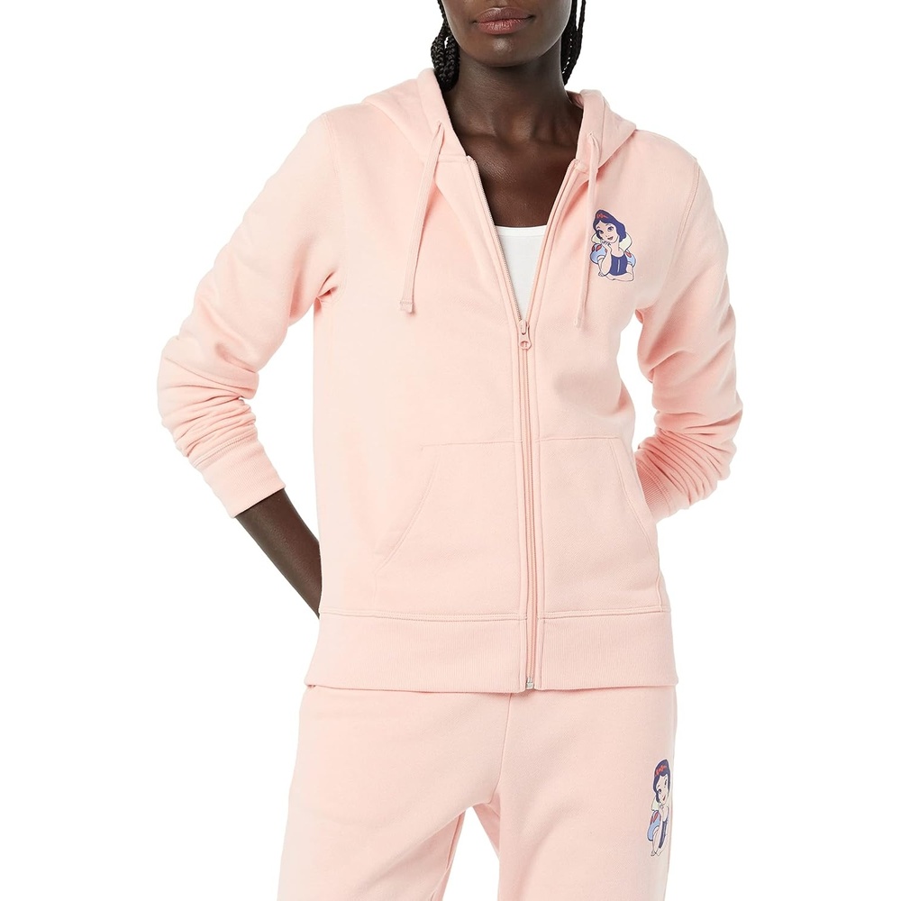 image:imageAmazon Essentials Disney Marvel Star Wars Womens Fleece FullZip Hoodie Sweatshirts Available in Plus SizeSnow White