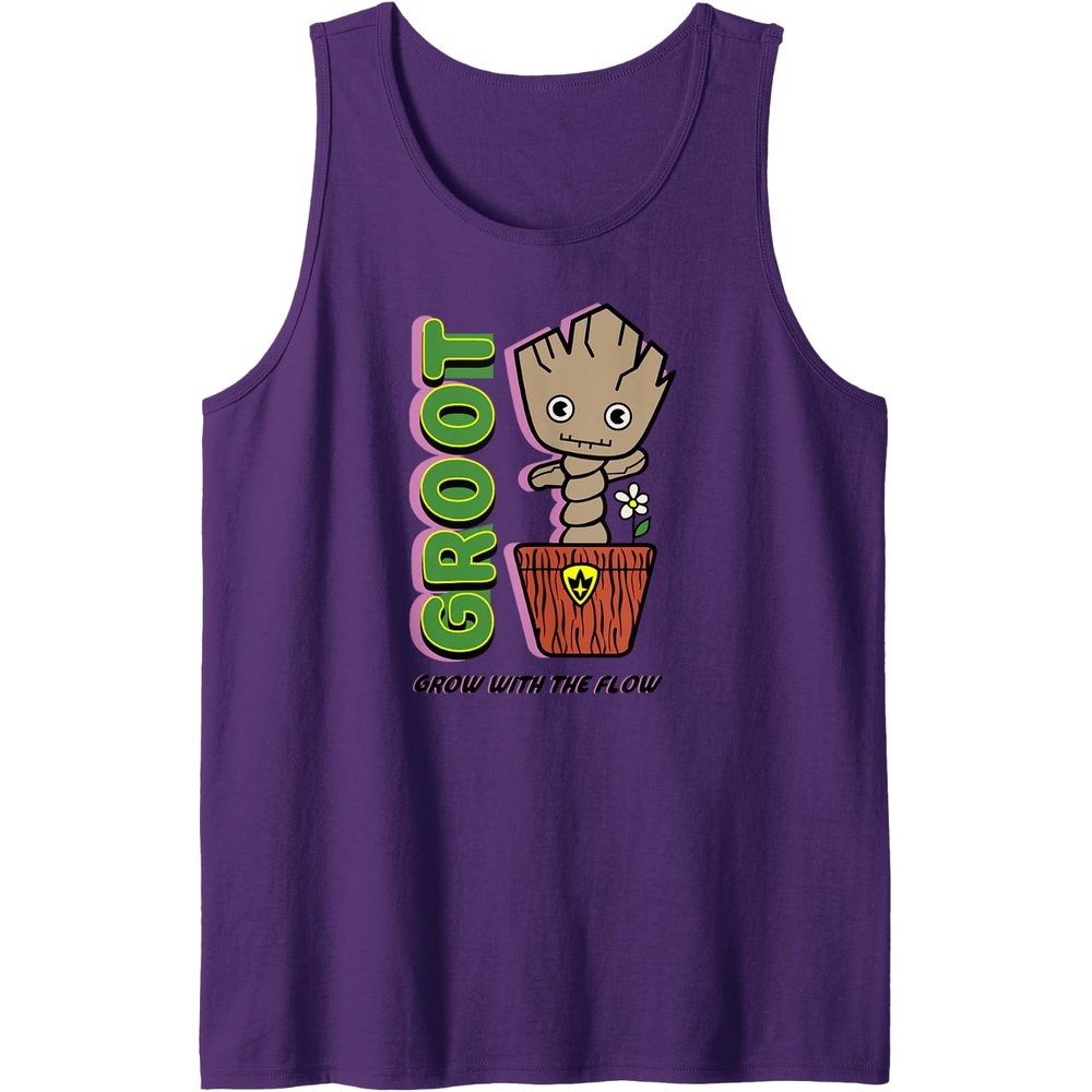 image:imageAmazon Essentials Guardians of the Galaxy Groot Grow With The Flow Tank TopPurple