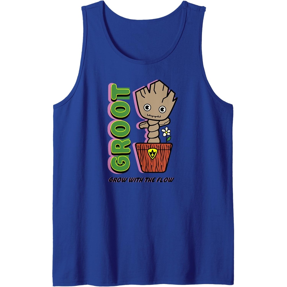 image:imageAmazon Essentials Guardians of the Galaxy Groot Grow With The Flow Tank TopRoyal Blue
