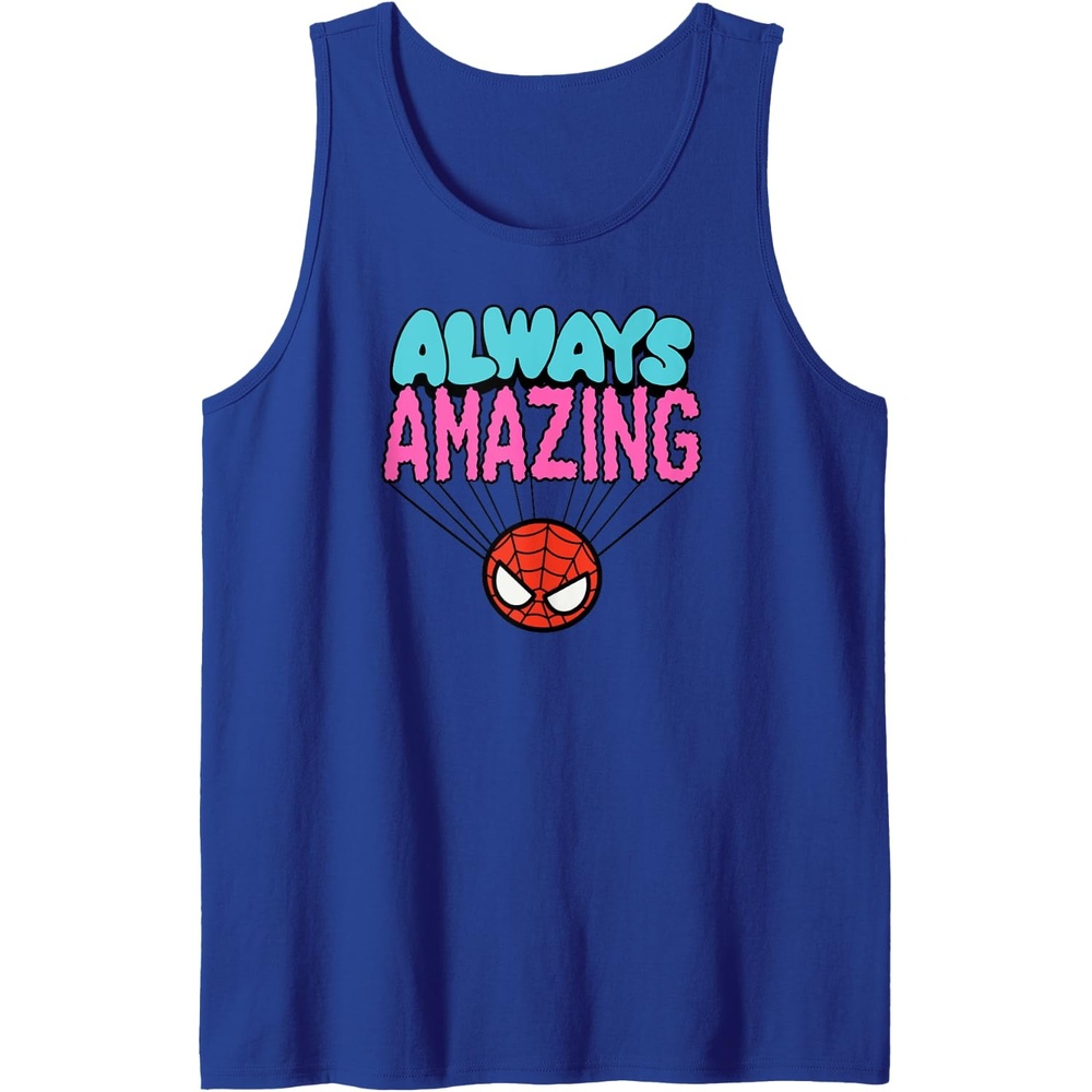 image:imageAmazon Essentials Marvel SpiderMan Doodle Always Amazing Tank TopRoyal Blue