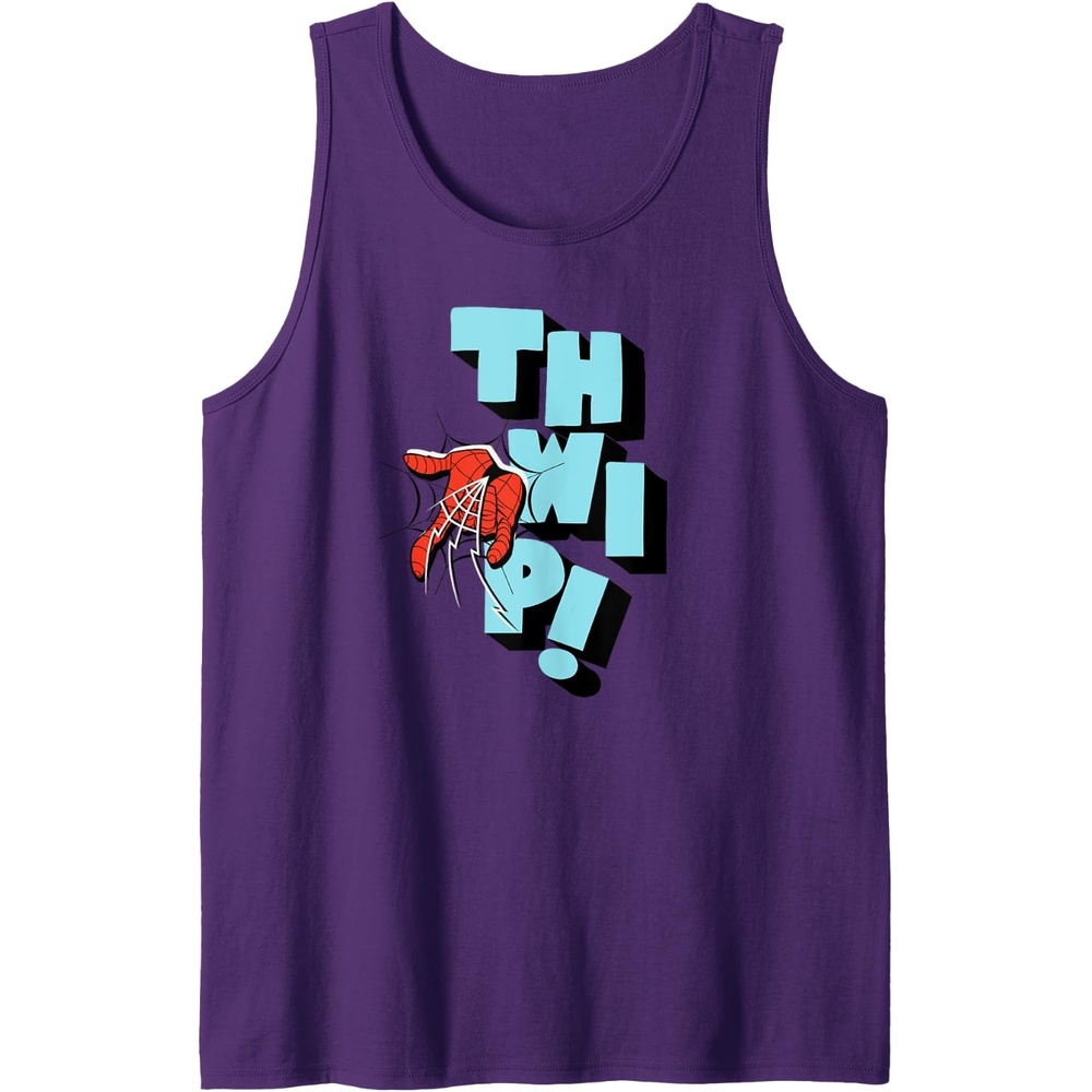 image:imageAmazon Essentials Marvel SpiderMan Hand Thwip WebSlinger Tank TopPurple
