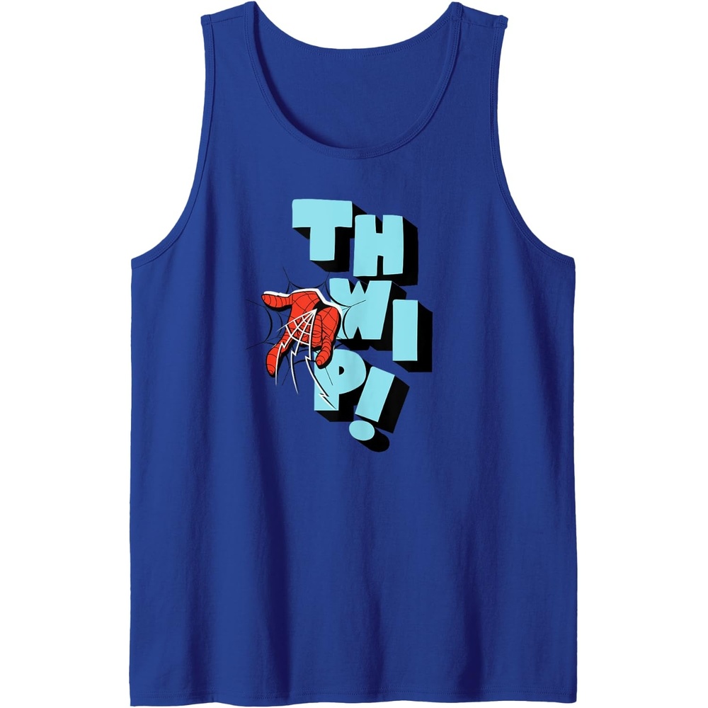 image:imageAmazon Essentials Marvel SpiderMan Hand Thwip WebSlinger Tank TopRoyal Blue
