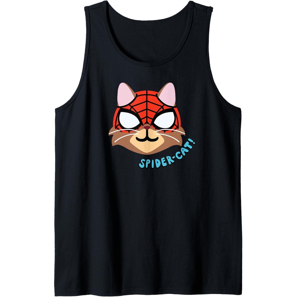 image:imageAmazon Essentials Marvel SpiderMan SpiderCat Portrait Tank TopBlack