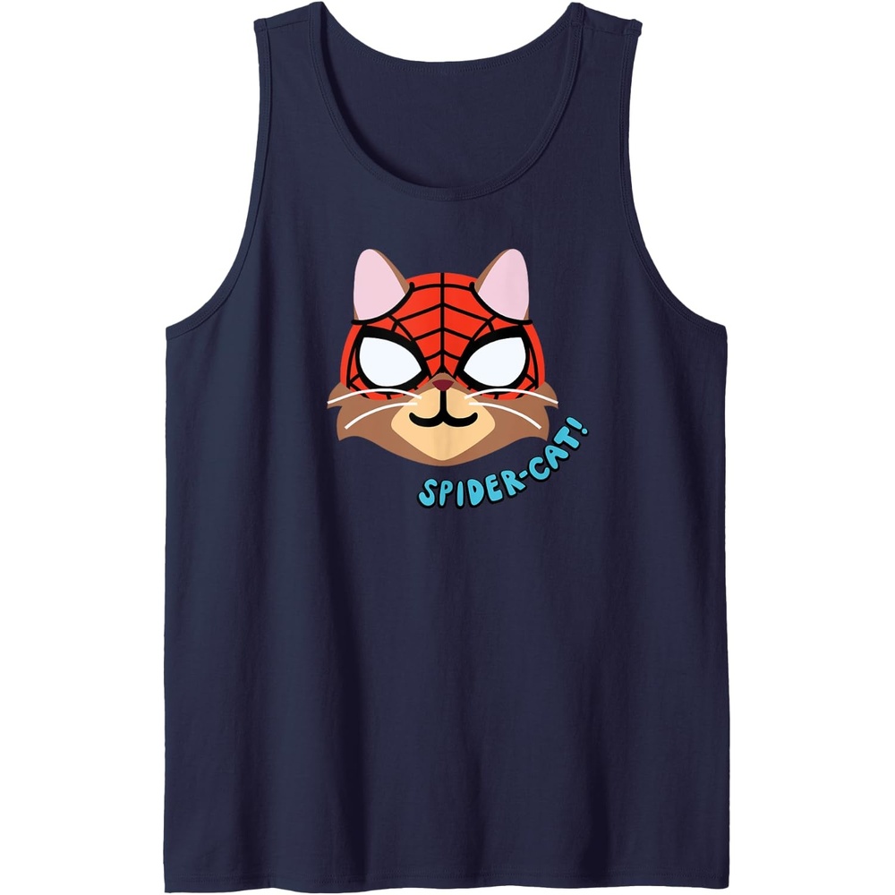 image:imageAmazon Essentials Marvel SpiderMan SpiderCat Portrait Tank TopNavy Blue