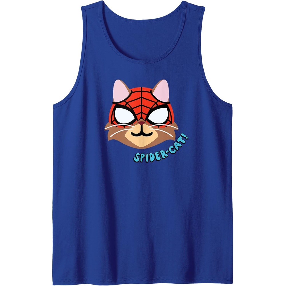 image:imageAmazon Essentials Marvel SpiderMan SpiderCat Portrait Tank TopRoyal Blue