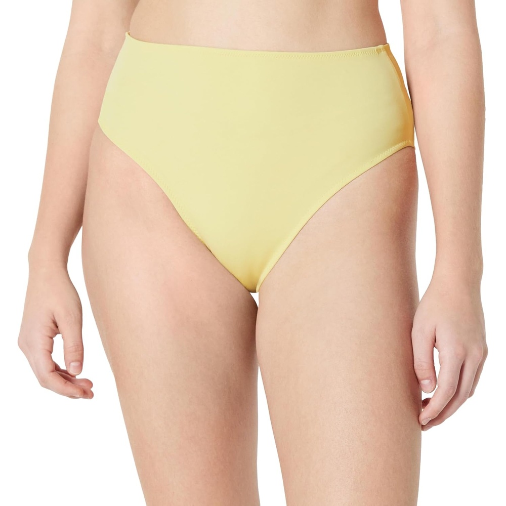 image:imageAmazon Essentials Womens High Waist High Leg Bikini BottomLight Yellow