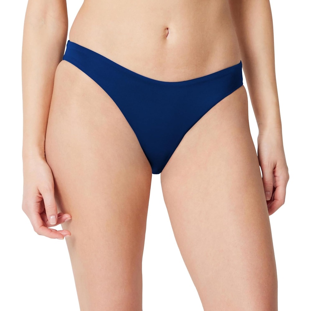 image:imageAmazon Essentials Womens HighRise HighLeg Swim Bikini BottomDeep Blue
