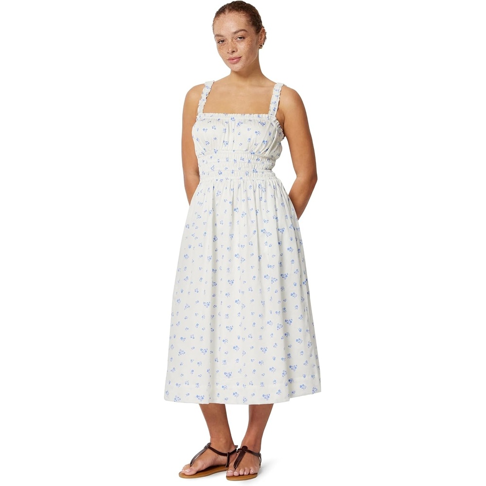 image:imageAmazon Essentials x Sofia Grainge Mommy amp Me Cotton Sateen DressesIvory Blue Floral