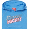 Amazon Essentials Disney | Marvel | Star Wars | Frozen | Princess Girls and Toddlers’ Fleece Pullover Hoodie Sweatshirt(Blue Minnie Mickey)