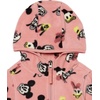 Amazon Essentials Disney | Marvel | Star Wars | Princess Girls and Toddlers’ Polar Fleece Full-Zip Hooded Jacket(Minnie and Friends)