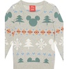 Amazon Essentials Disney | Marvel | Star Wars | Princess Girls and Toddlers’ Soft Long Sleeve Crewneck Pullover Sweaters(Mickey Fair Isle – Girls)