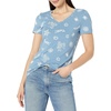 Amazon Essentials Disney | Marvel | Star Wars | Princess Women’s Classic-Fit Short-Sleeve V-Neck T-Shirt, Multipacks(Spider-man Thok)