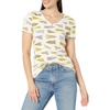 Amazon Essentials Disney | Marvel | Star Wars | Princess Women’s Classic-Fit Short-Sleeve V-Neck T-Shirt, Multipacks(Star Wars Pennant)