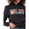Amazon Essentials Disney | Marvel | Star Wars | Princess Women’s Fleece Hooded Pullover Sweatshirts (Available in Plus Size)(Marvel Character Logo)