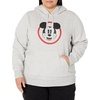 Amazon Essentials Disney | Marvel | Star Wars | Princess Women’s Fleece Hooded Pullover Sweatshirts (Available in Plus Size)(Mickey Classic)