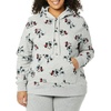 Amazon Essentials Disney | Marvel | Star Wars | Princess Women’s Fleece Hooded Pullover Sweatshirts (Available in Plus Size)(Minnie Icons)