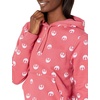 Amazon Essentials Disney | Marvel | Star Wars | Princess Women’s Fleece Hooded Pullover Sweatshirts (Available in Plus Size)(Pink Star Wars Rebel)