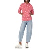 Amazon Essentials Disney | Marvel | Star Wars | Princess Women’s Fleece Hooded Pullover Sweatshirts (Available in Plus Size)(Pink Star Wars Rebel)