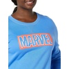 Amazon Essentials Disney | Marvel | Star Wars | Princess Women’s Long Sleeve Fleece Crew Sweatshirts(Marvel Logo)