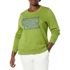Amazon Essentials Disney | Marvel | Star Wars | Princess Women’s Long Sleeve Fleece Crew Sweatshirts(Marvel Wakanda Forever)