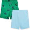 Amazon Essentials Disney | Marvel | Star Wars Boys and Toddlers’ Active Mesh Basketball Gym Shorts, Pack of 2(Happy Mickey)