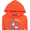 Amazon Essentials Disney | Marvel | Star Wars Boys and Toddlers’ Lightweight Hooded Long-Sleeve T-Shirts, Pack of 2(2-pack Marvel Spider-man Web)
