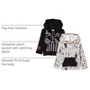 Amazon Essentials Disney | Marvel | Star Wars Boys and Toddlers’ Lightweight Hooded Long-Sleeve T-Shirts, Pack of 2(2-pack Star Wars Vader)