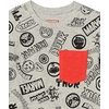 Amazon Essentials Disney | Marvel | Star Wars Boys and Toddlers’ Long-Sleeve 2-in-1 T-Shirts, Pack of 2(2-pack Marvel Burger)