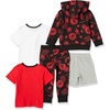 Amazon Essentials Disney | Marvel | Star Wars Boys and Toddlers’ Outfit Sets, Pack of 5(Marvel Spider-man)