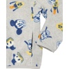 Amazon Essentials Disney | Marvel | Star Wars Boys and Toddlers’ Polar Fleece Full-Zip Mock Winter Outerwear Jackets(Mickey and Friends)