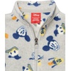 Amazon Essentials Disney | Marvel | Star Wars Boys and Toddlers’ Polar Fleece Full-Zip Mock Winter Outerwear Jackets(Mickey and Friends)
