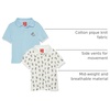 Amazon Essentials Disney | Marvel | Star Wars Boys and Toddlers’ Short-Sleeve Pique Collared Polo Shirts, Pack of 2(2-pack Mickey Peace)