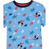 Amazon Essentials Disney | Marvel | Star Wars Boys and Toddlers’ Short-Sleeve T-Shirts, Multipacks(4-pack Mickey Americana)