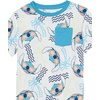 Amazon Essentials Disney | Marvel | Star Wars Boys and Toddlers’ Short-Sleeve T-Shirts, Multipacks(4-pack Stitch Beach)