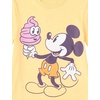Amazon Essentials Disney | Marvel | Star Wars Boys and Toddlers’ Short-Sleeve T-Shirts, Multipacks(Green/Orange/Yellow/Mickey Print)
