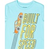 Amazon Essentials Disney | Marvel | Star Wars Boys and Toddlers’ Short-Sleeve T-Shirts(4-pack Cars Speed)