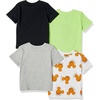 Amazon Essentials Disney | Marvel | Star Wars Boys and Toddlers’ Short-Sleeve T-Shirts(Mickey Basketball)