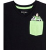 Amazon Essentials Disney | Marvel | Star Wars Boys and Toddlers’ Short-Sleeve V-Neck Cotton Jersey T-Shirts, Pack of 4(Neon/Toy Story Friends)