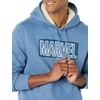 Amazon Essentials Disney | Marvel | Star Wars Men’s Sherpa-Lined Hooded Pullover Sweatshirt(Marvel Logo)