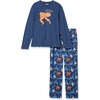 Amazon Essentials Disney | Marvel | Star Wars Men’s Soft & Comfortable Flannel Pajama Sleep Sets(2-piece Marvel Captain America)