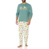 Amazon Essentials Disney | Marvel | Star Wars Men’s Soft & Comfortable Flannel Pajama Sleep Sets(Pooh Holiday Forest – Mens)