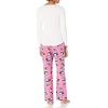 Amazon Essentials Disney | Marvel | Star Wars Women’s Flannel Pajama Sleep Sets, PJs Pants Nightwear(2-piece 100% Minnie)