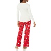 Amazon Essentials Disney | Marvel | Star Wars Women’s Flannel Pajama Sleep Sets, PJs Pants Nightwear(Nightmare Valentine – Womens)