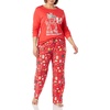 Amazon Essentials Disney | Marvel | Star Wars Women’s Flannel Pajama Sleep Sets, PJs Pants Nightwear(Star Wars Holiday – Womens)