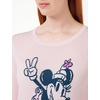 Amazon Essentials Disney | Marvel | Star Wars Women’s Lightweight Crewneck Sweater(Minnie Peace)